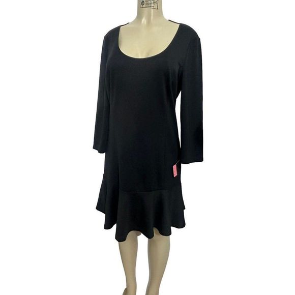 Juicy Couture Dresses & Skirts - Juicy Couture Drop Waist Little Black Stretch  Dress Size XL #1172